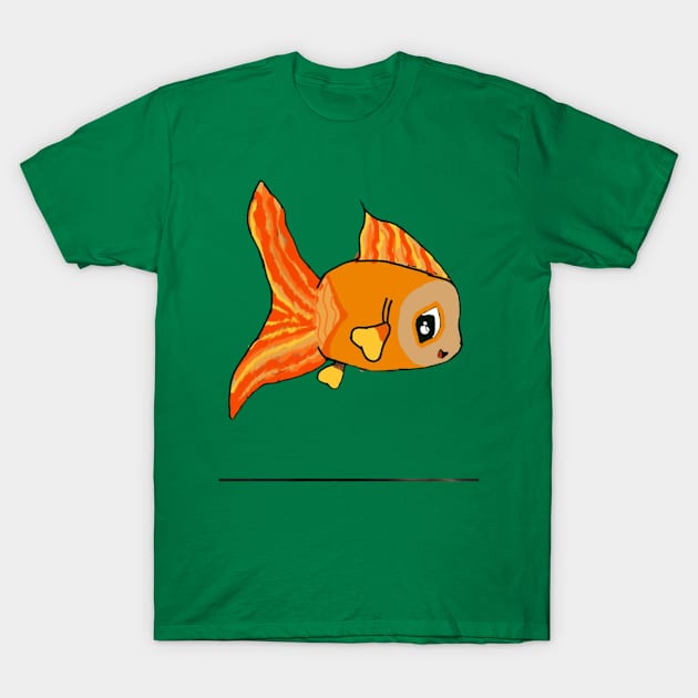Little Fish T-Shirt by Bladedwolf